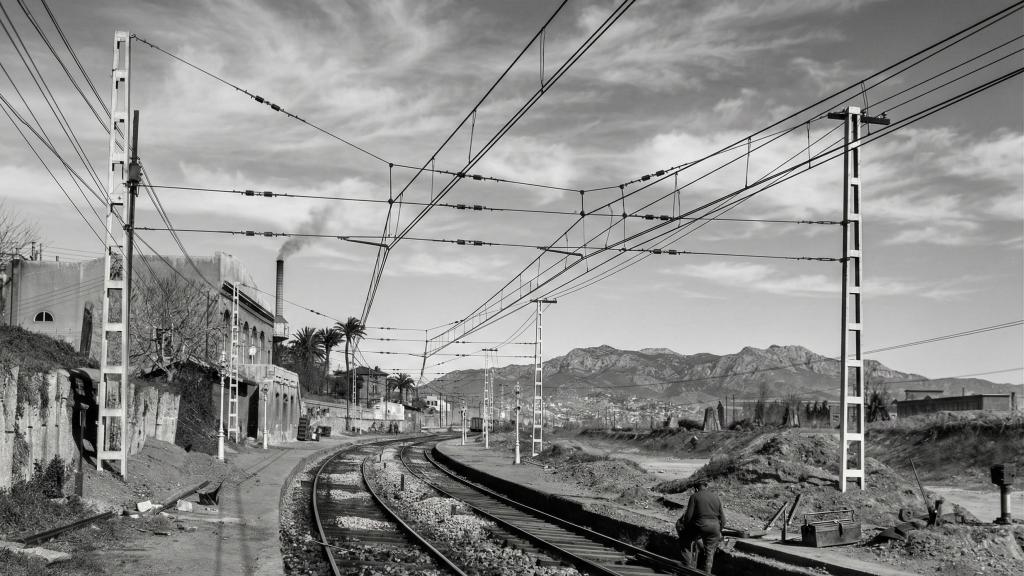 La estación de Sant Andreu Comtal, en Rodalies de Catalunya (Barcelona).
