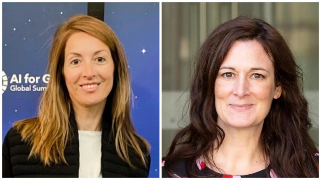 María Dapena, embajadora de Women in AI en España, y Gemma Galdón-Clavell, fundadora y directora ejecutiva de Eticas.ai.
