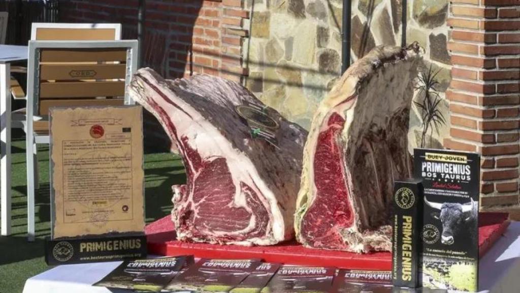 Chuleta de vaca sayaguesa.