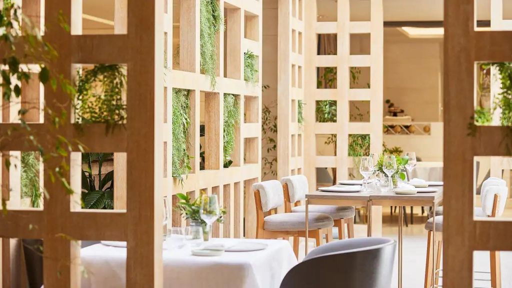 El restaurante La Manzana, en el interior del hotel.