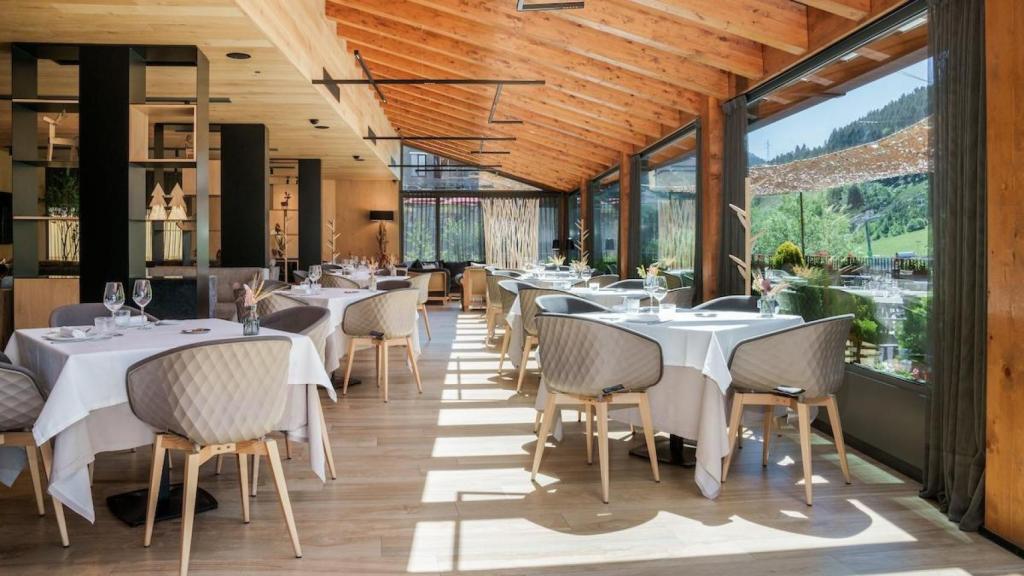 El restaurante del Hotel Naudi, en Soldeu.