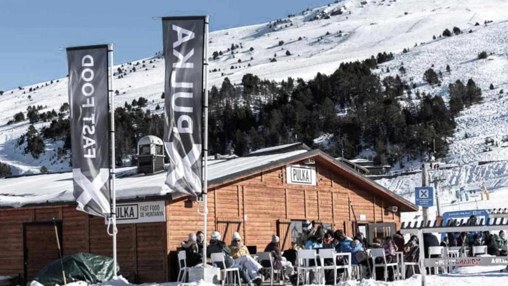 Cafetería Pulka, en Grau Roig.