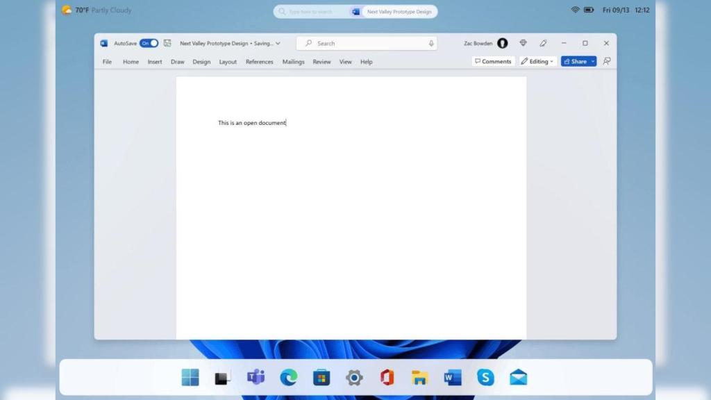 Microsoft ya mostró un posible diseño para Windows 12 en el Ignite 2022