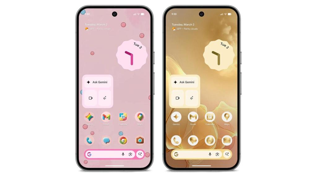 Nuevos iconos personalizados con IA de Android