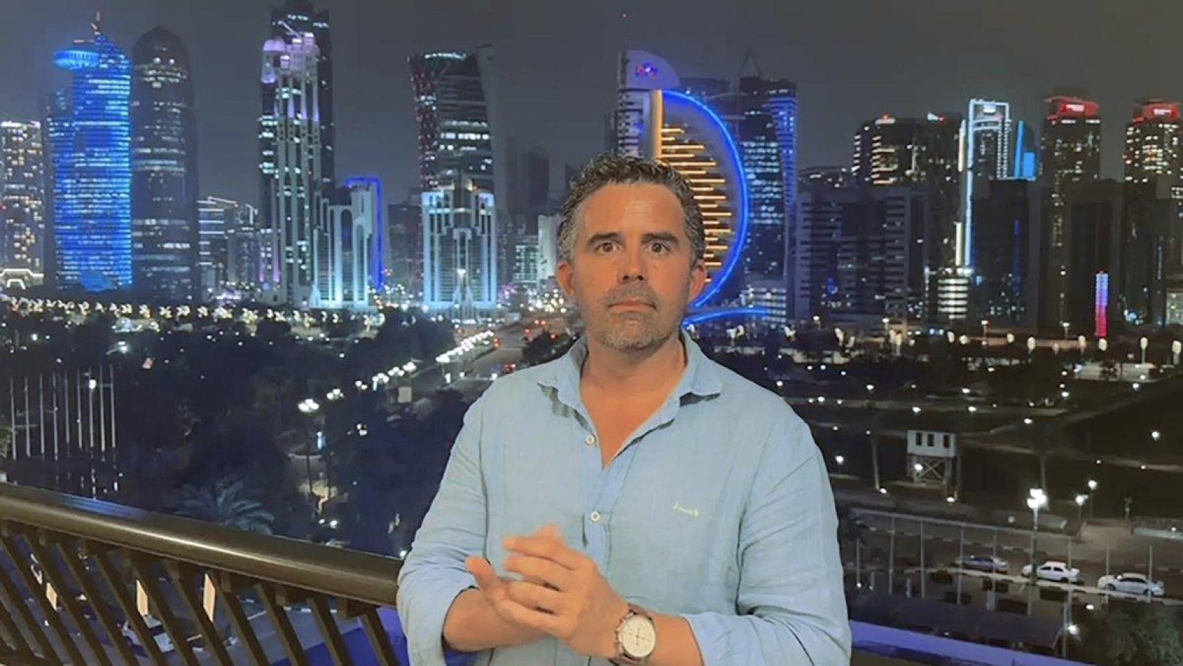 El vallisoletano Jaime Sanz atrapado en Qatar durante un mensaje en redes