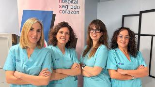 De izquierda a derecha las doctoras Ana Arnal, Rut Bernardo, Elsa Arias y Eva Martín Medrano.