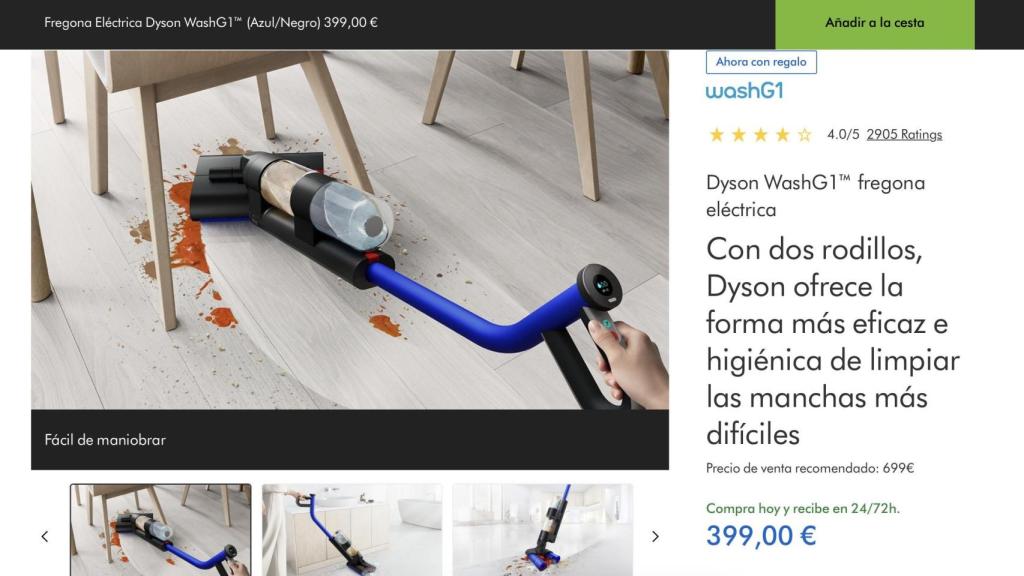 Dyson WashG1™ fregona eléctrica.
