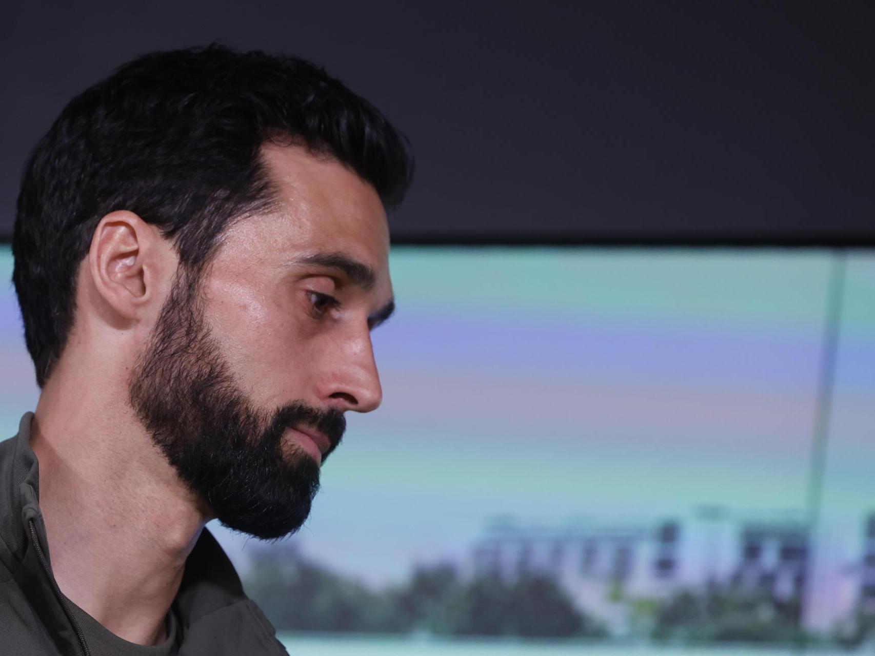 Álvaro Arbeloa, en rueda de prensa