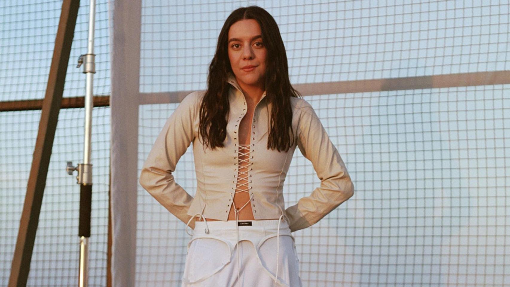 La cantante Valeria Castro.