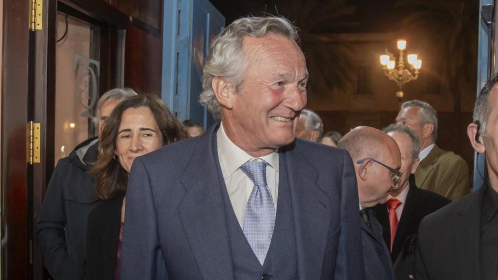 Luis Astolfi, llegando al acto en Cádiz.