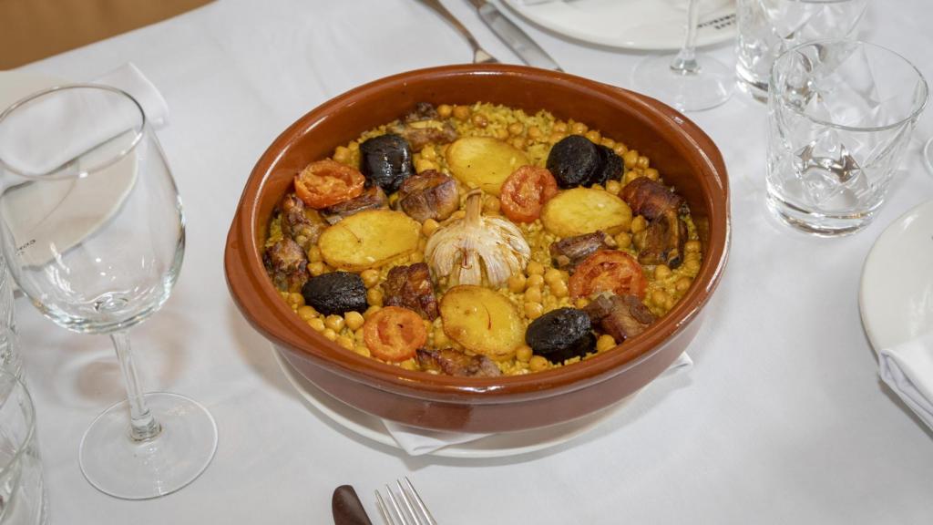 Un verdadero arroz valenciano.
