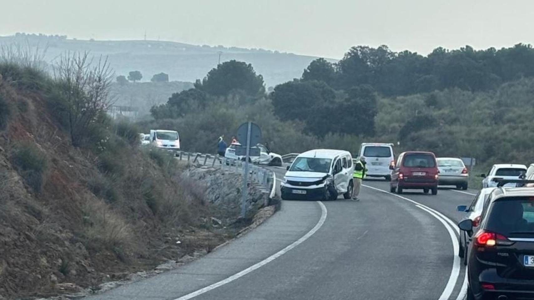 Situación de la carretera CM-401 donde se ha producido el accidente.