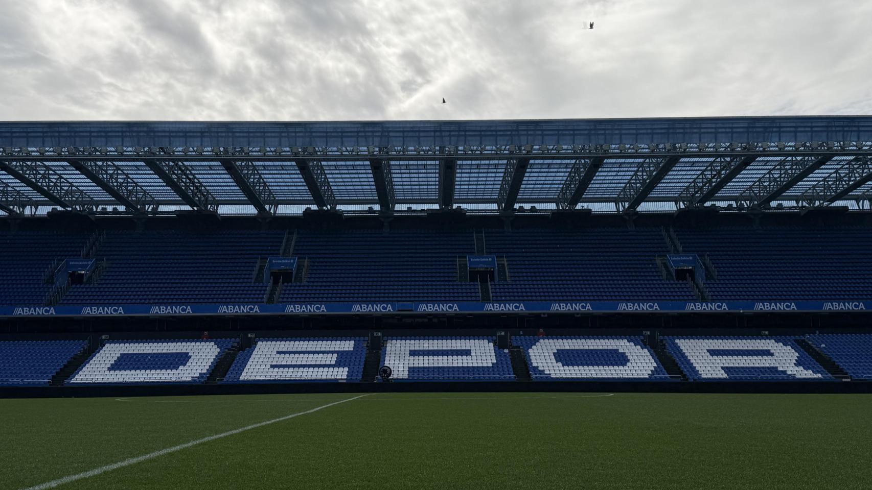 Estadio municipal de Riazor.