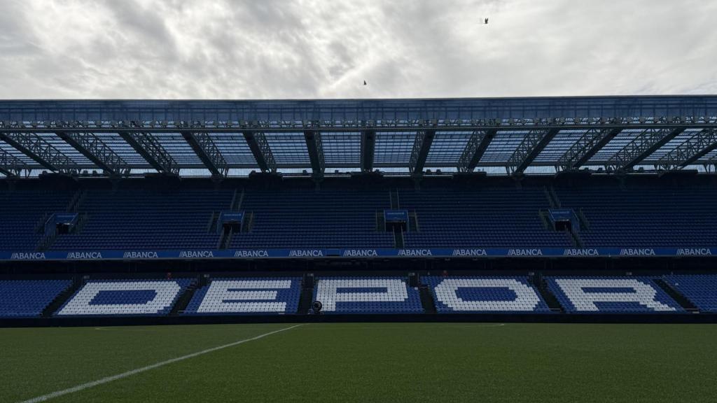 Estadio municipal de Riazor.