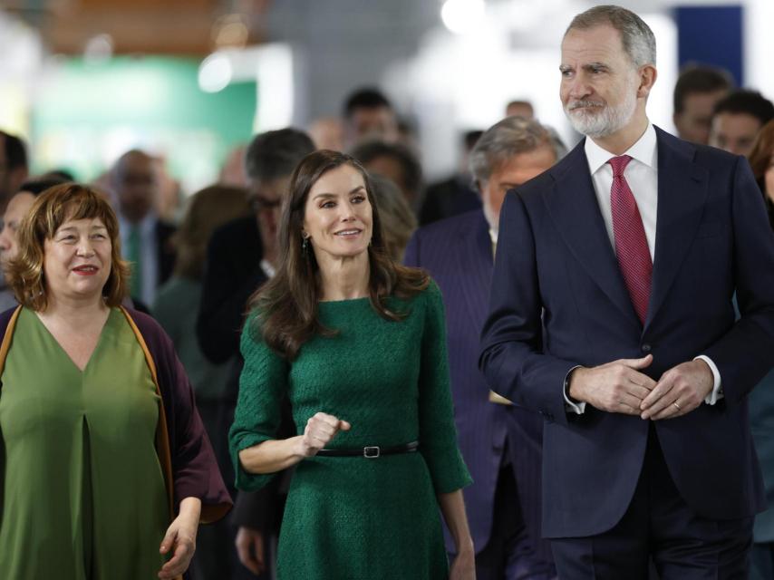Los reyes Felipe y Letizia en la inauguración de ARCOMadrid 2026.