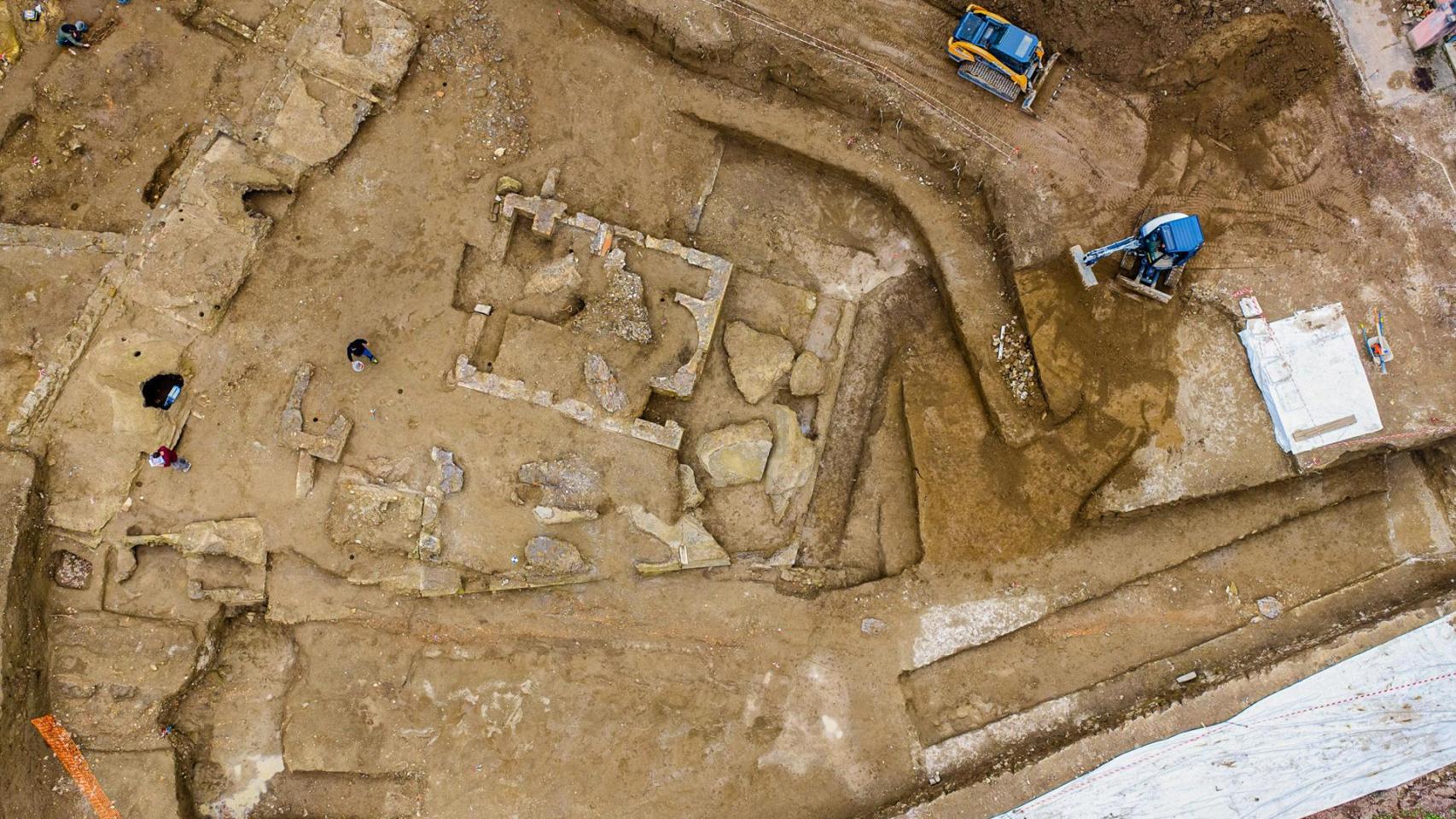 Una de las mayores necrópolis de la antigua Roma. Foto: EFE/ Superintendencia Especial De Roma Del Ministerio De La Cultura Italiano