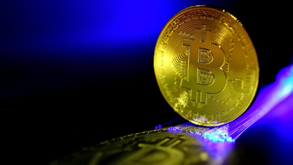 Imagen de un bitcoin.