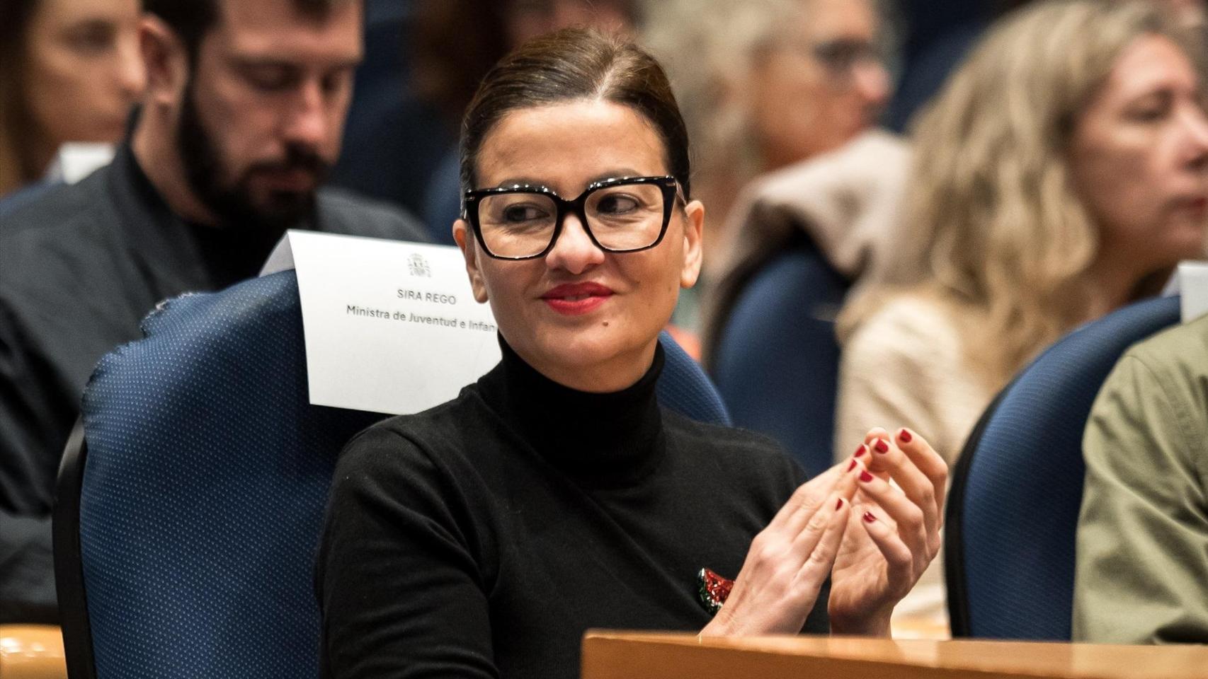 La ministra de Juventud e Infancia, Sira Rego, durante un acto celebrado esta semana.