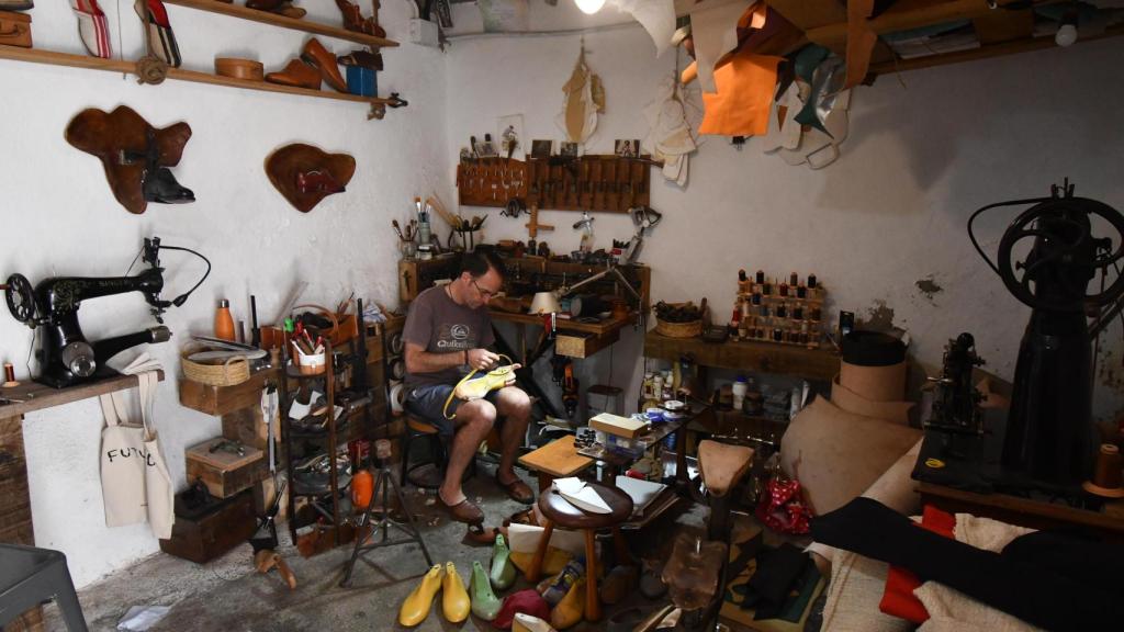 El taller de Álvaro en Genalguacil.