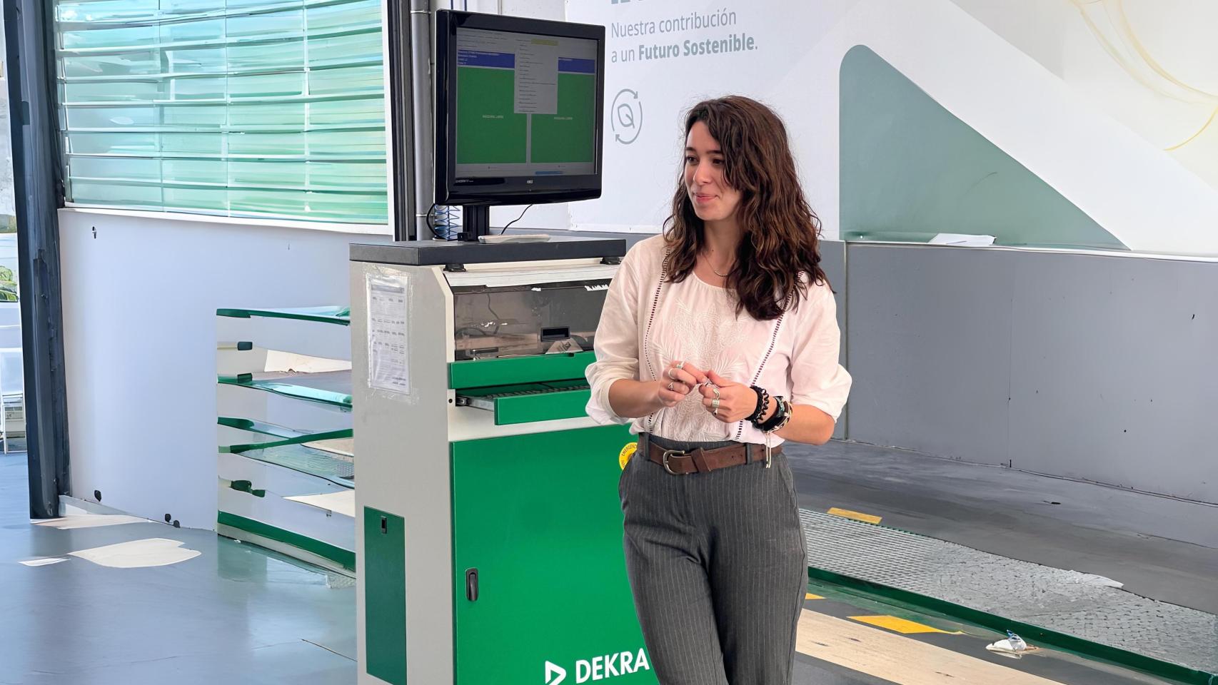 Irene Obispo, directora de ITV  en DEKRA, Getafe.