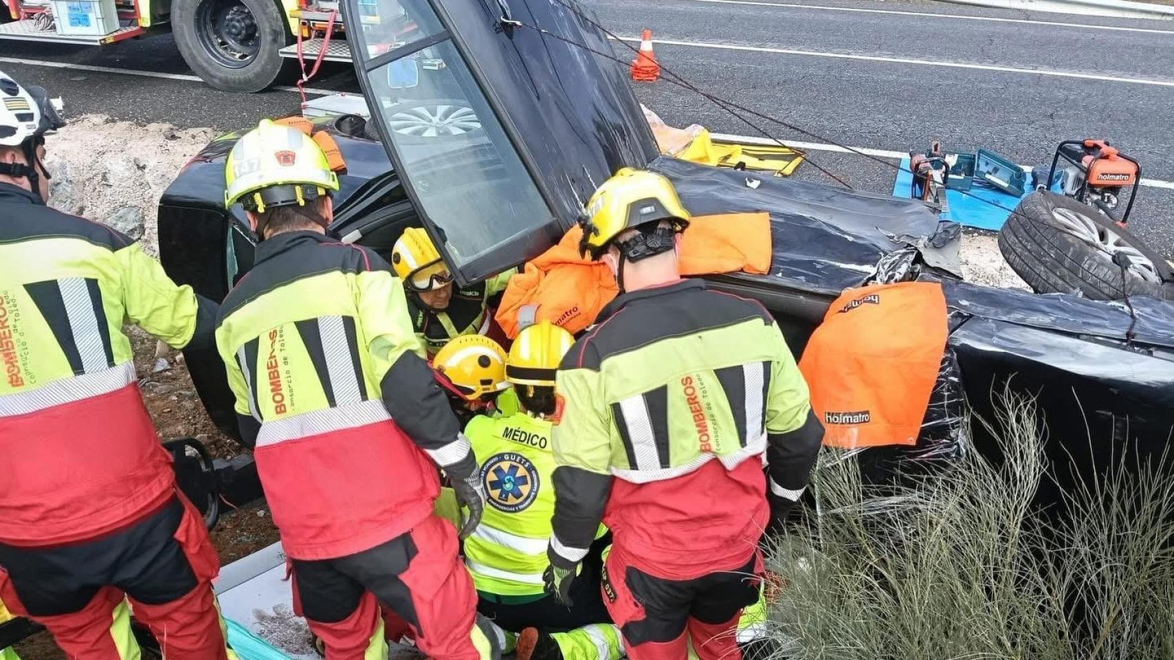 Accidente. Foto: CPEIS Toledo.