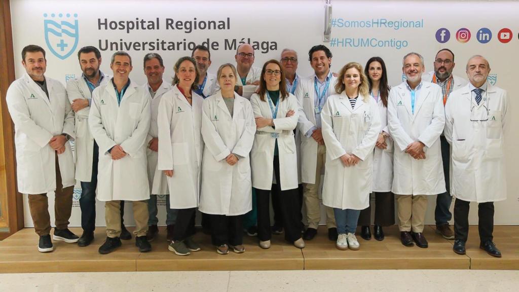 El personal de esta unidad del Hospital Regional de Málaga