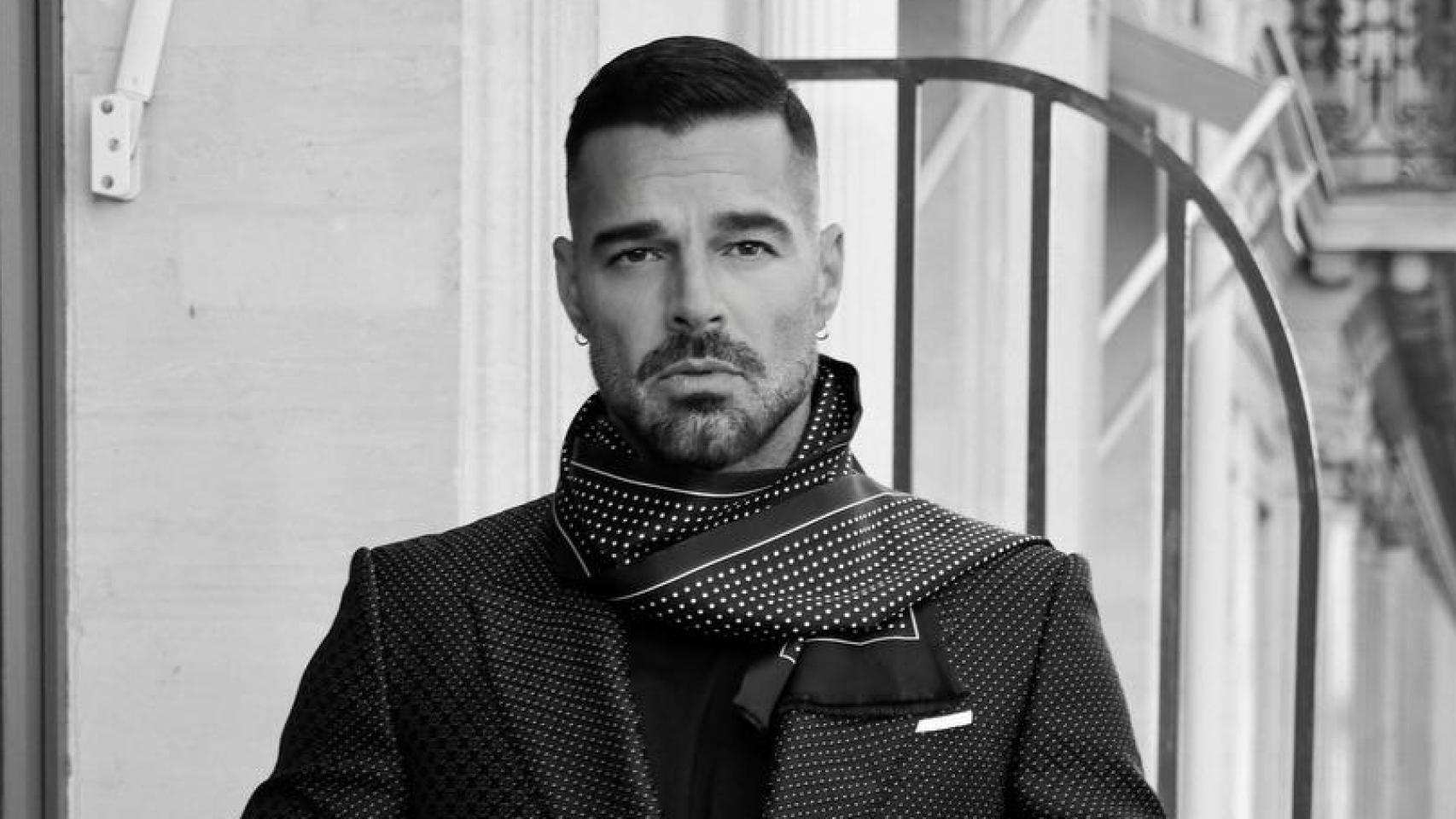 Ricky Martin, en la Semana de la Moda de París este jueves, 5 de marzo.