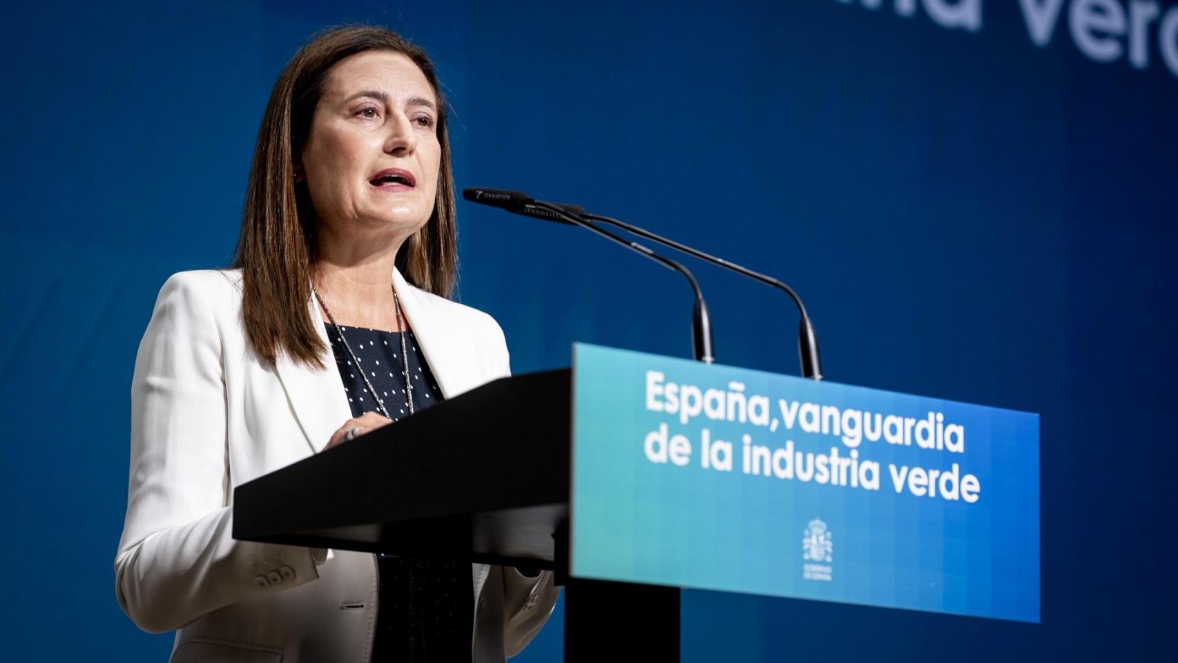 Cristina Henríquez de Luna, en un acto del ICEX en septiembre de 2025.