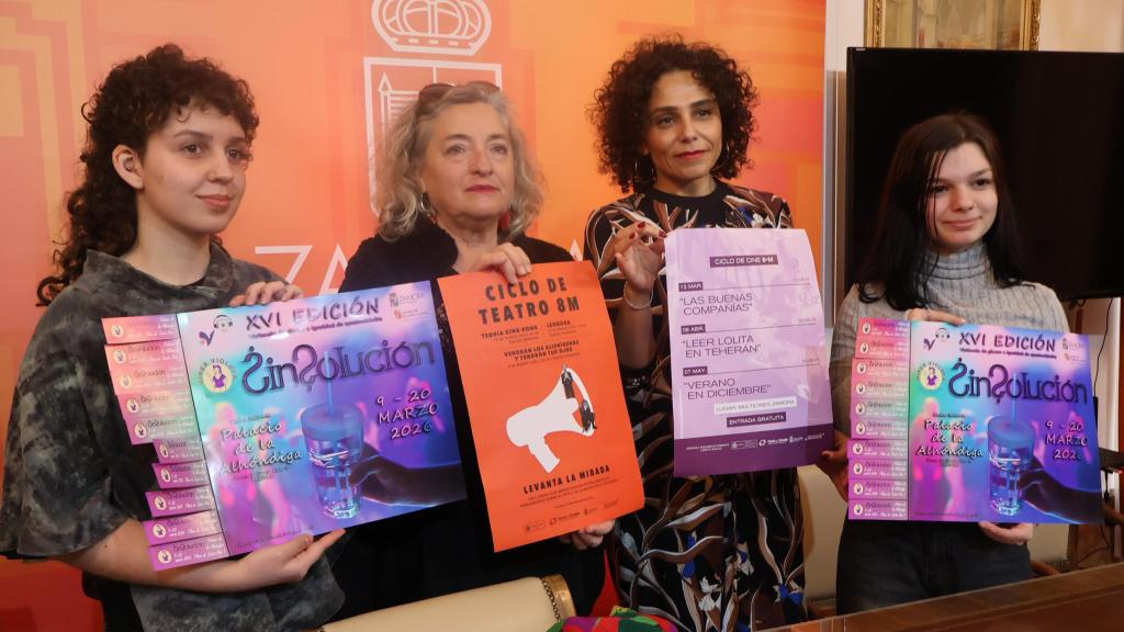 Presentación de las actividades para el 8M en el Ayuntamiento de Zamora, este jueves