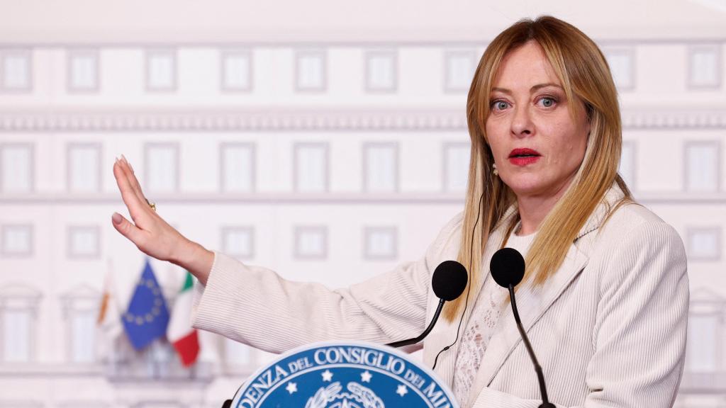 La primera ministra italiana, Giorgia Meloni.