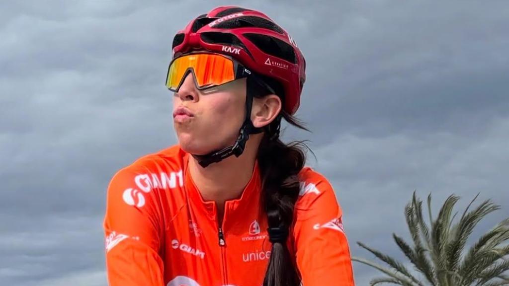 Sandra Alonso, durante un entrenamiento después de su embarazo