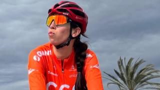 Sandra Alonso, durante el entrenamiento tras su embarazo.