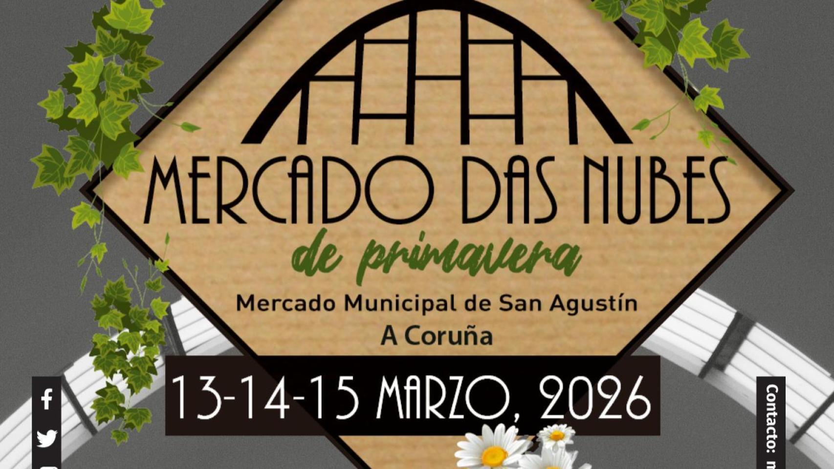 El Mercado das Nubes, en A Coruña, vuelve del 13 al 15 de marzo con su edición de primavera