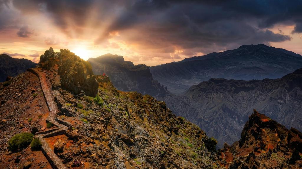 La ruta de la Caldera de Taburiente, en La Palma.