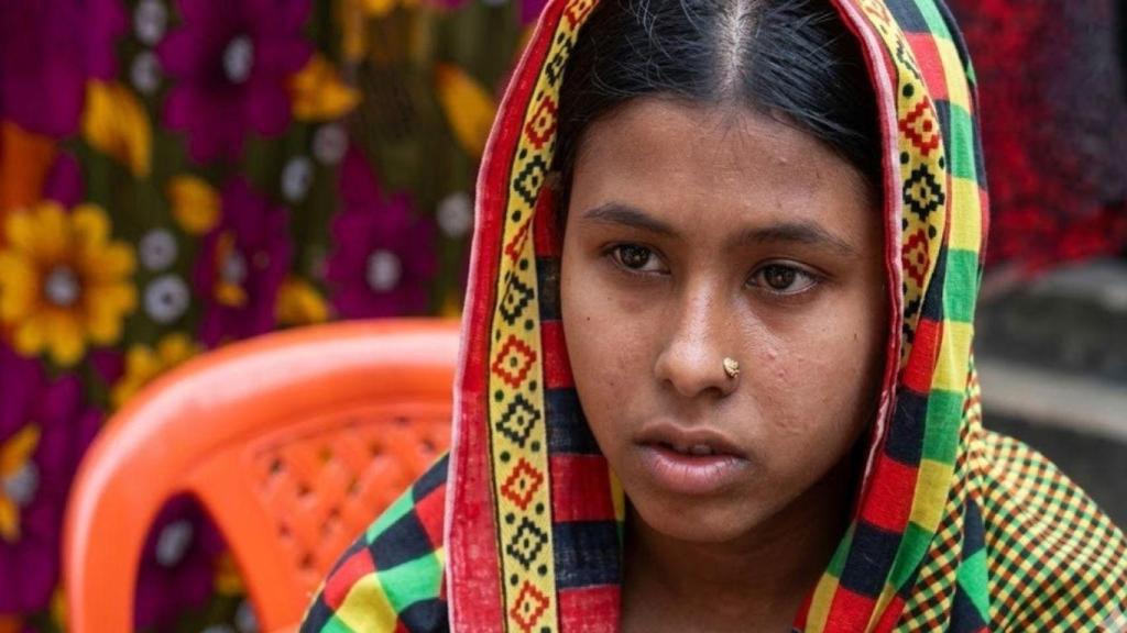 Mushamud Rasheda, trabajadora de Primark en Bangladesh.