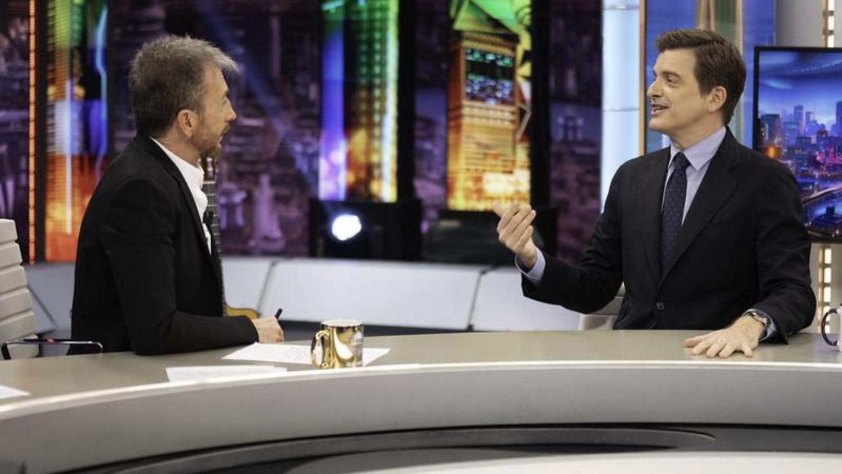 Marc Giró y Pablo Motos en 'El Hormiguero'