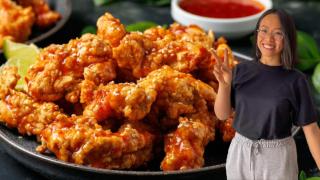 Coqui, cocinera china y su receta de pollo frito al estilo coreano.