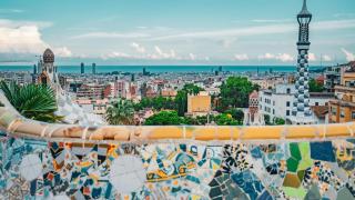 La Ciudad Condal desde el Parque Güell.