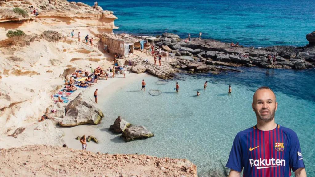 El lugar de destino preferido de Andrés Iniesta en las Baleares.