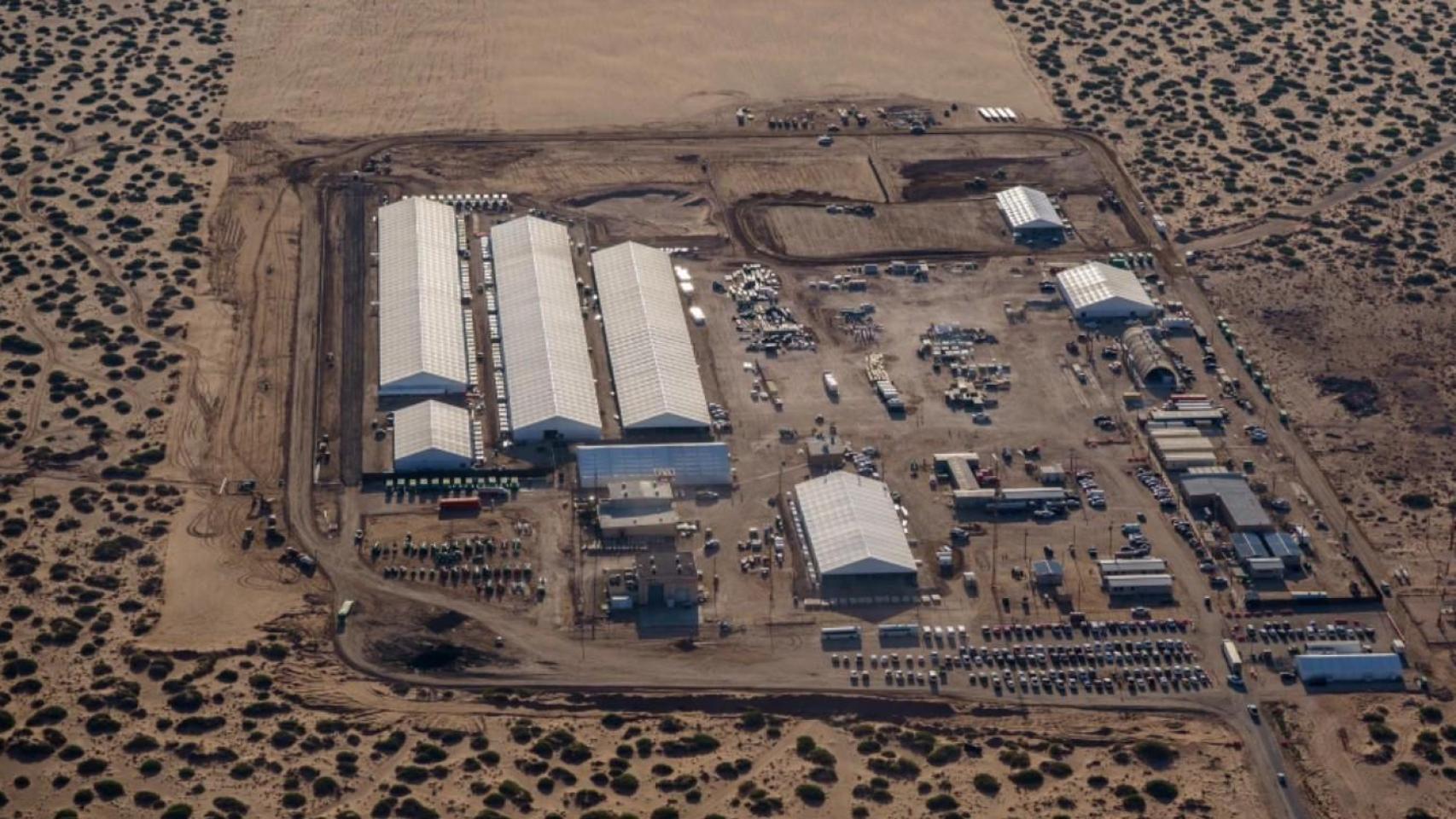 Camp East Montana, el mayor centro de detención del ICE, situado en Texas.