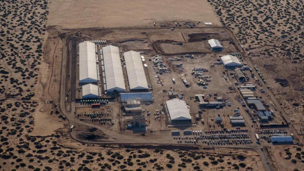 Camp East Montana, el mayor centro de detención del ICE, situado en Texas.
