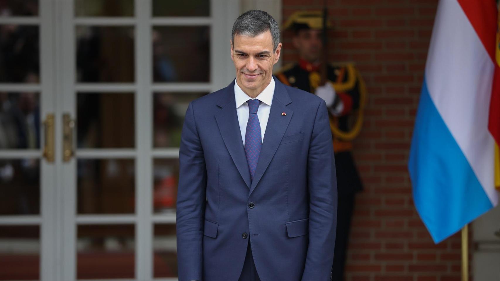 Pedro Sánchez en Moncloa.