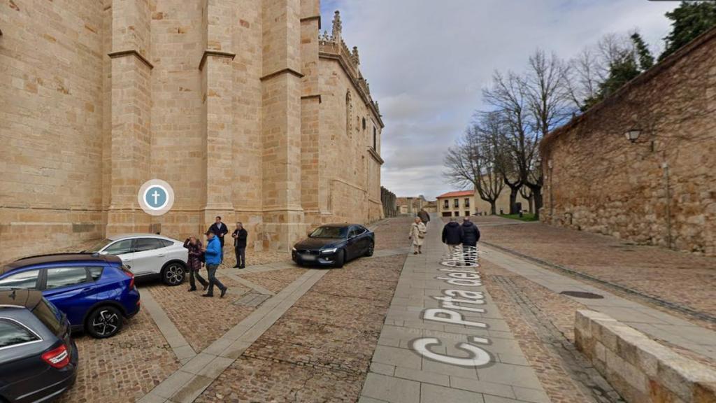Una de las calles afectadas por obras desde el 9 de marzo.