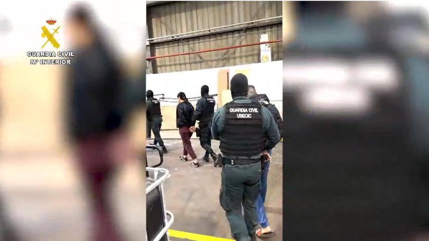 Imagen de las detenciones.