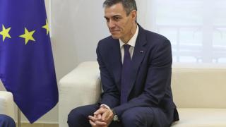 El presidente del Gobierno, Pedro Sánchez, este jueves en Moncloa.