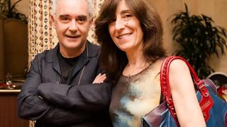 Ferran Adrià, chef, junto a su mujer Isabel Pérez Barceló.