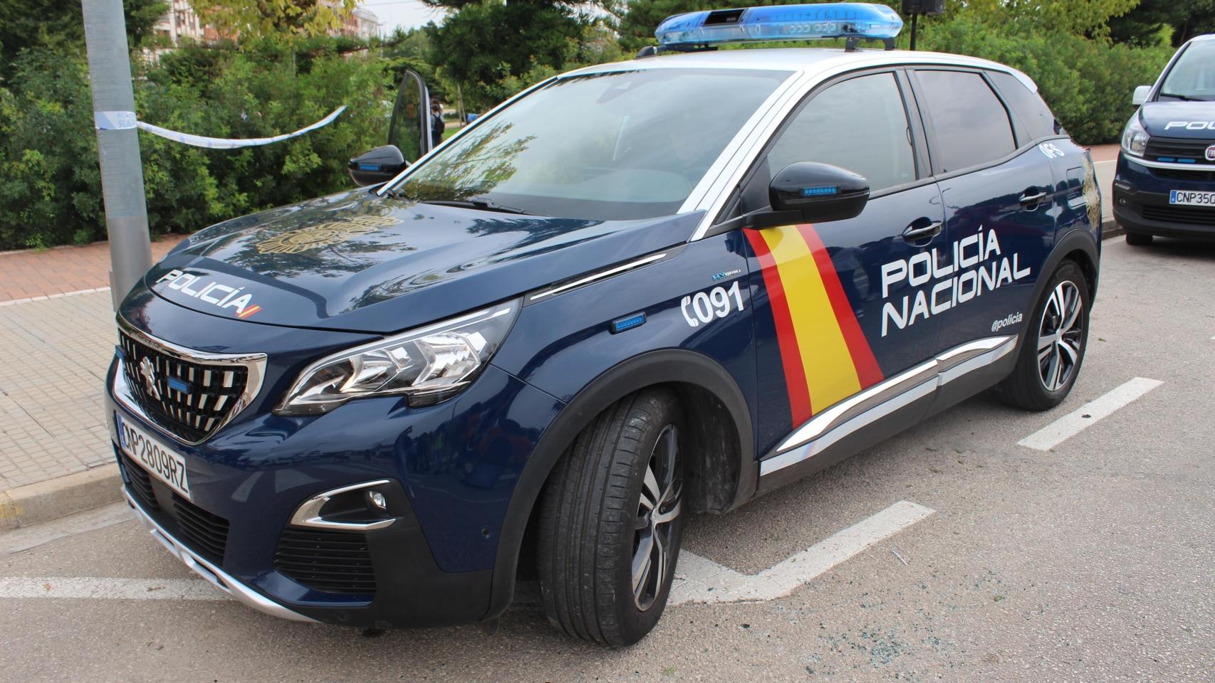 Vehículo de la Policía Nacional. PN
