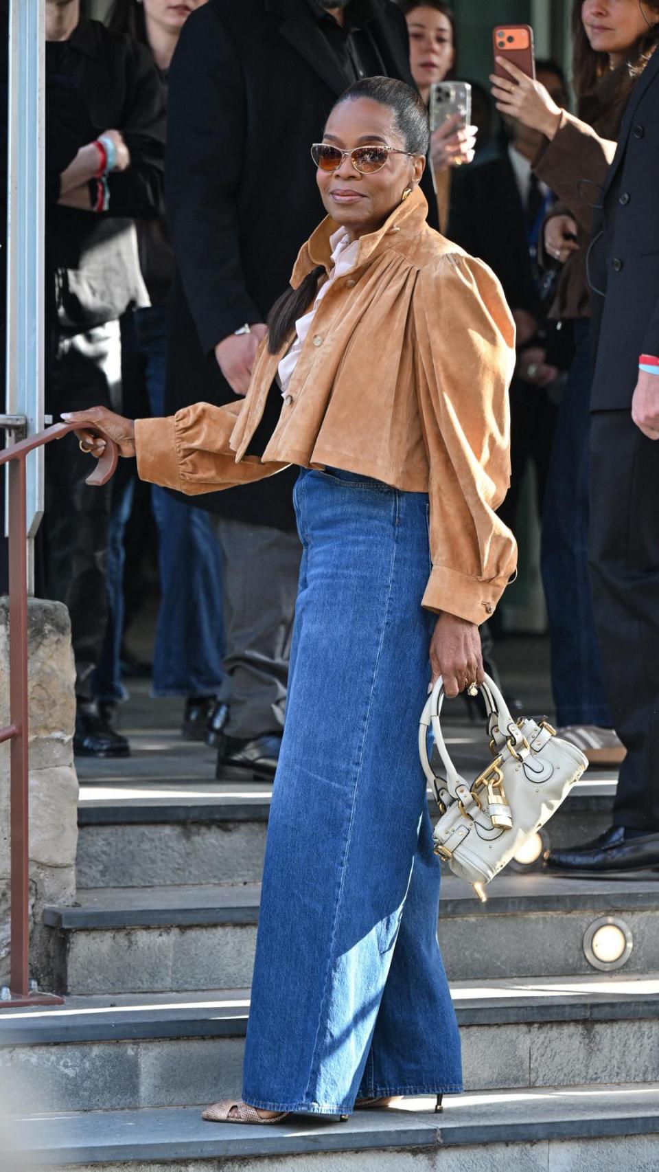Oprah Winfrey, en la Semana de la Moda de París, el pasado 5 de marzo.