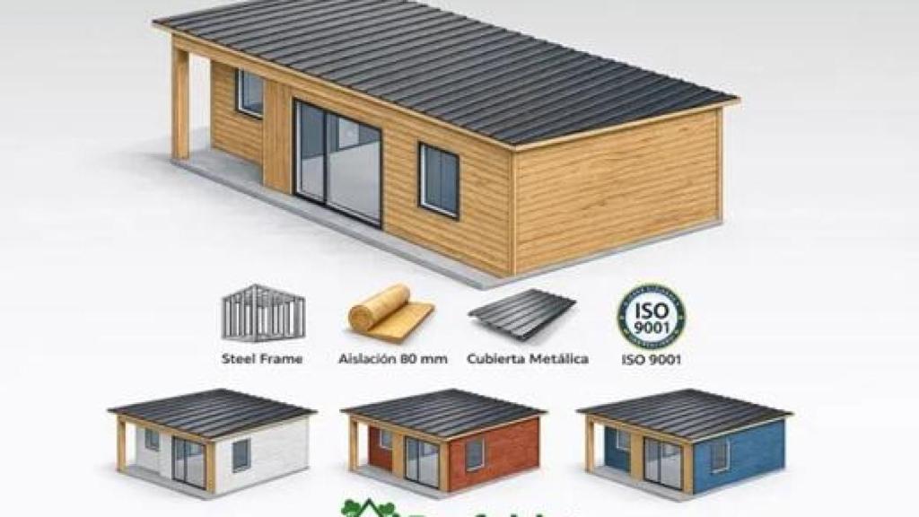 Casa modular prefabricada de Leroy Merlin.