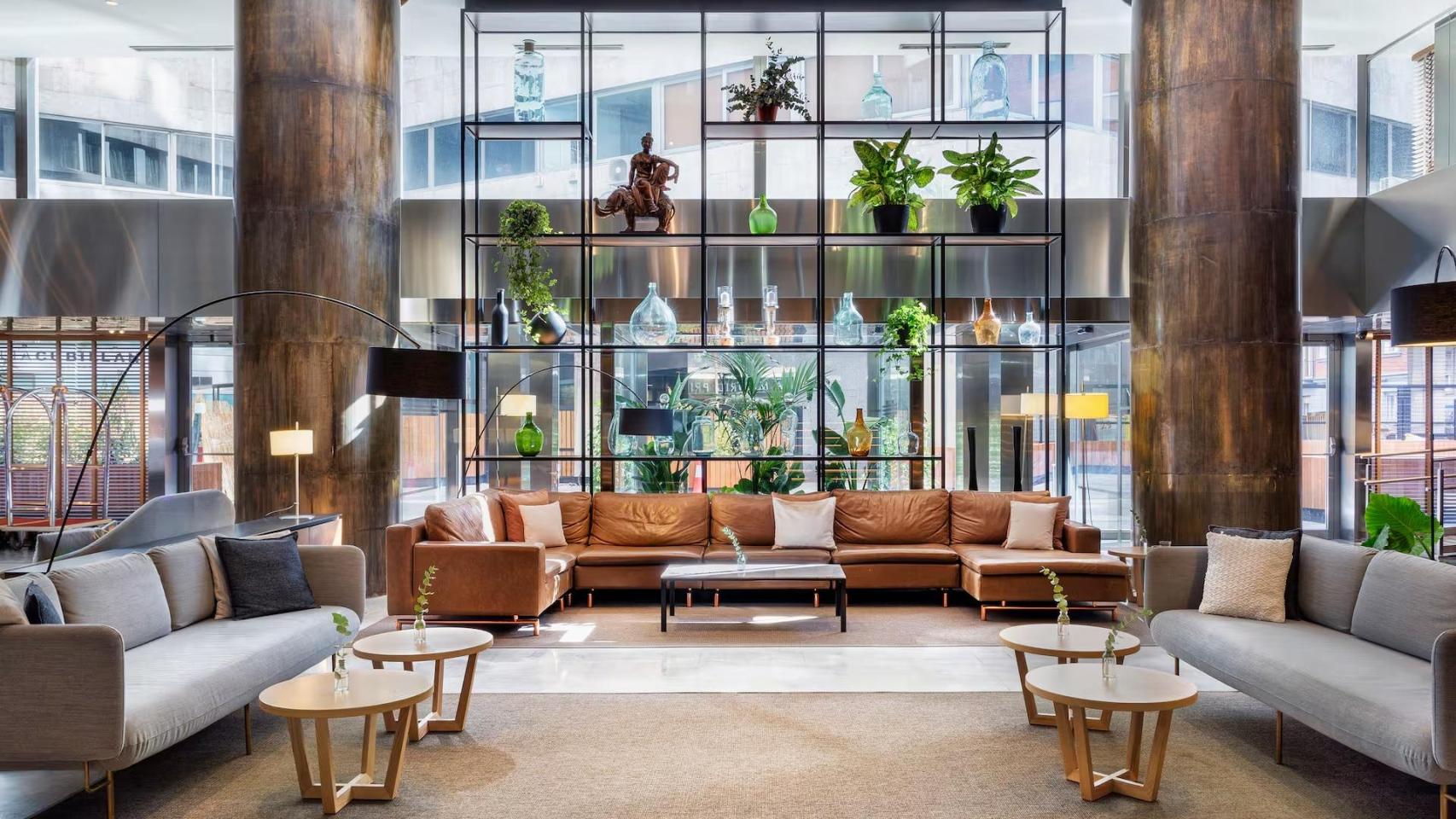 El hotel Meliá Madrid Princesa.